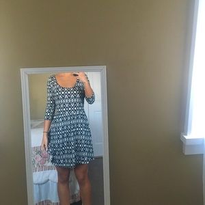 A tribal print dress